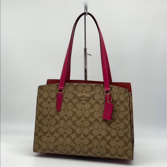 Coach Tatum Carryall In Signature Canvas - Picture 2 of 11